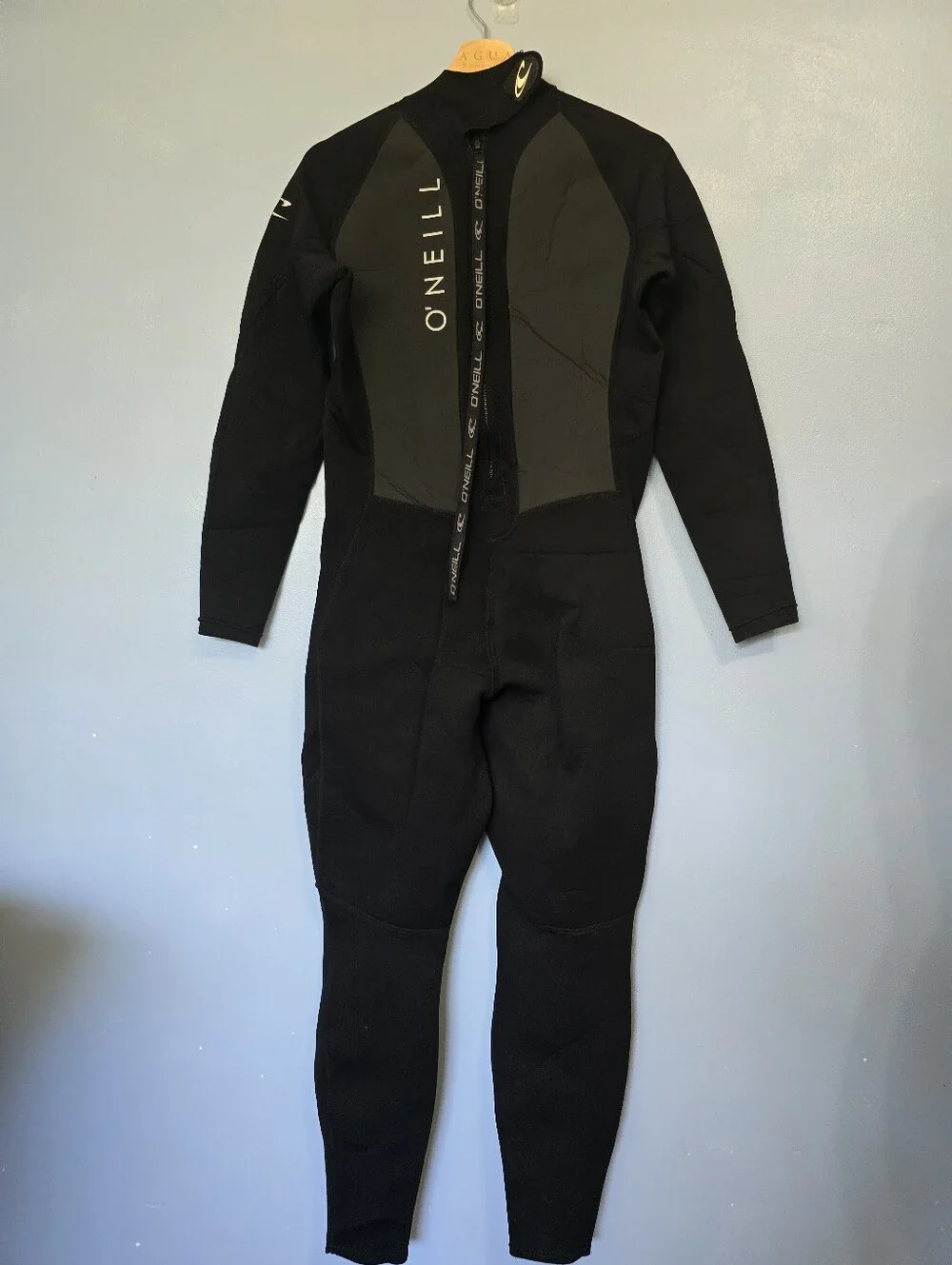 O'Neill Wetsuit Mens Black Reactor-2 3/2mm Back Zip Full Body Size LS